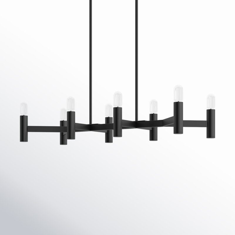 Martella 8-Light Chandelier, Black