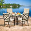 Chaise de patio empilable avec coussin