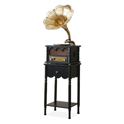 Black+Gold Free Form Solid Wood+Copper Media Players