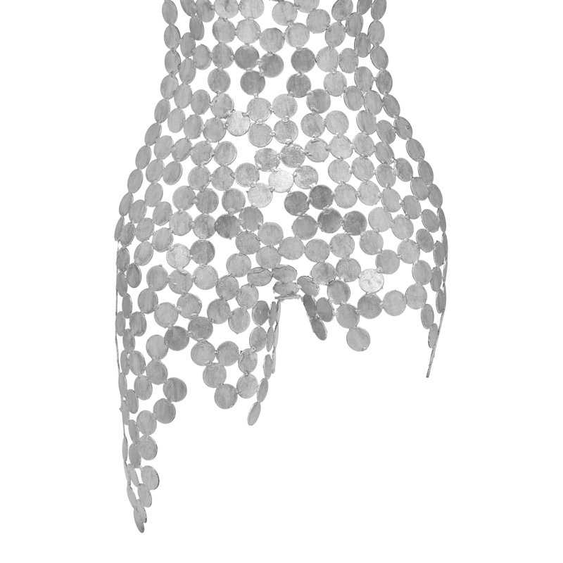 Naturals Female Torso Wall Décor, Silver Leaf