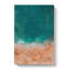 Ocean Meets The Sand In Abstract - Wrapped Canvas-55312060