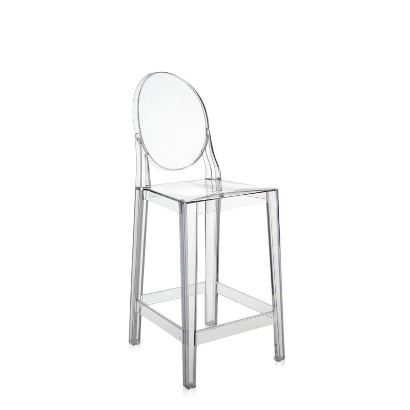 One More Outdoor Bar Stool, 65 cm, Crystal