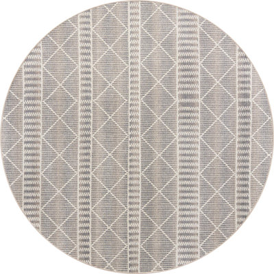 Tapis rayé intérieur / extérieur Azed
