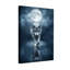 Loup sous la pleine lune, ensemble de 1 reproduction d'art sur toile tendue sur toile-430714025
