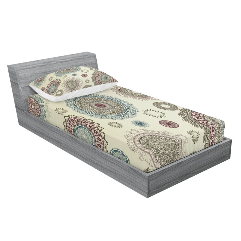 Microfiber Sheet Set, Twin Sheet Set with Fitted Sheet