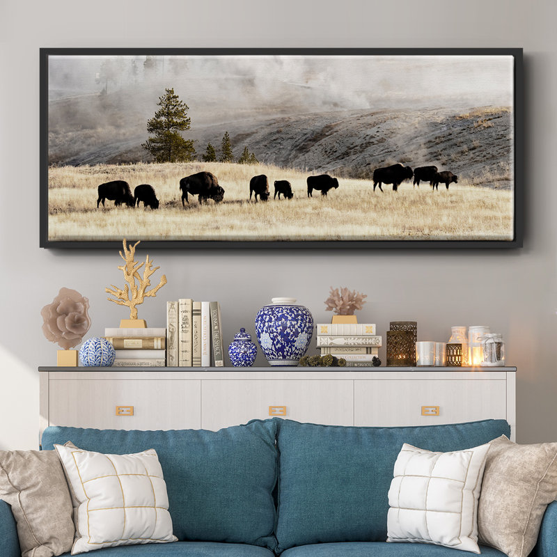 Heading Home- Framed Canvas, 8" H x 20" W