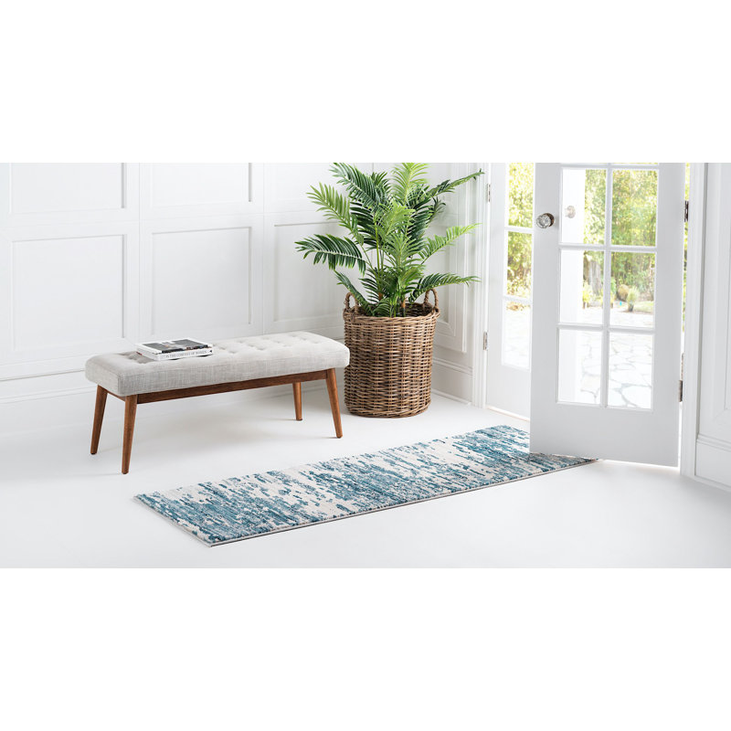 Abstract Indoor Rug, Runner 2' x 12'
