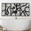 «Abstract Black Line Minimalist Ink Brushstroke», 3 pièces-99077899-99077902