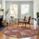 Premium Machine Washable Prisco Red Rug