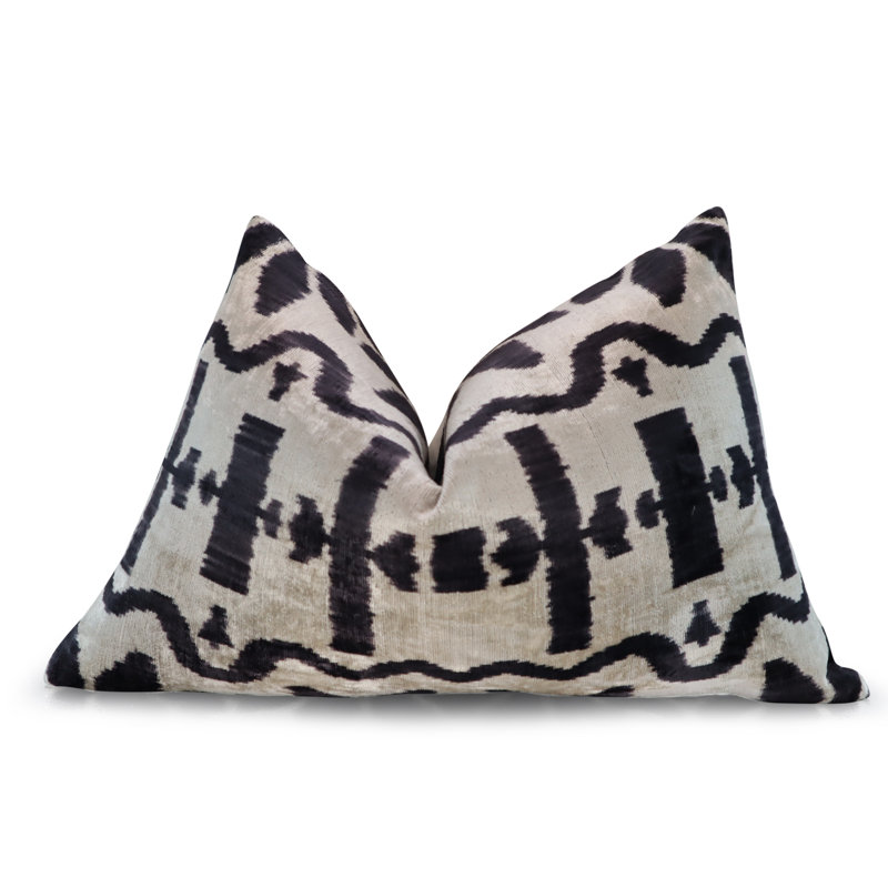 Geometric Velvet Throw Pillow