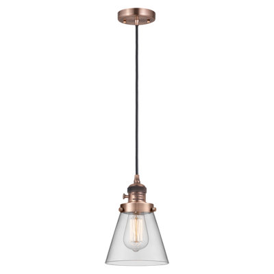 Luminaire suspendu en forme de globe à 1 lumière Angjelina