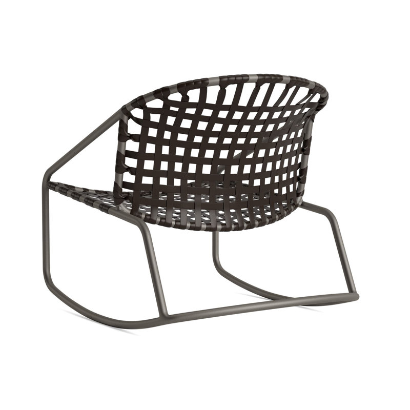 Kantan Outdoor Lounge Chair, Mica/Coffee