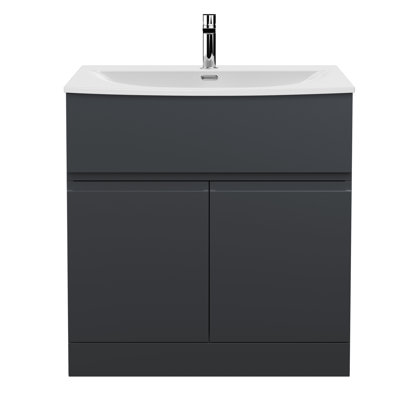 Urban Freestanding Single Vanity with Integrated Basin