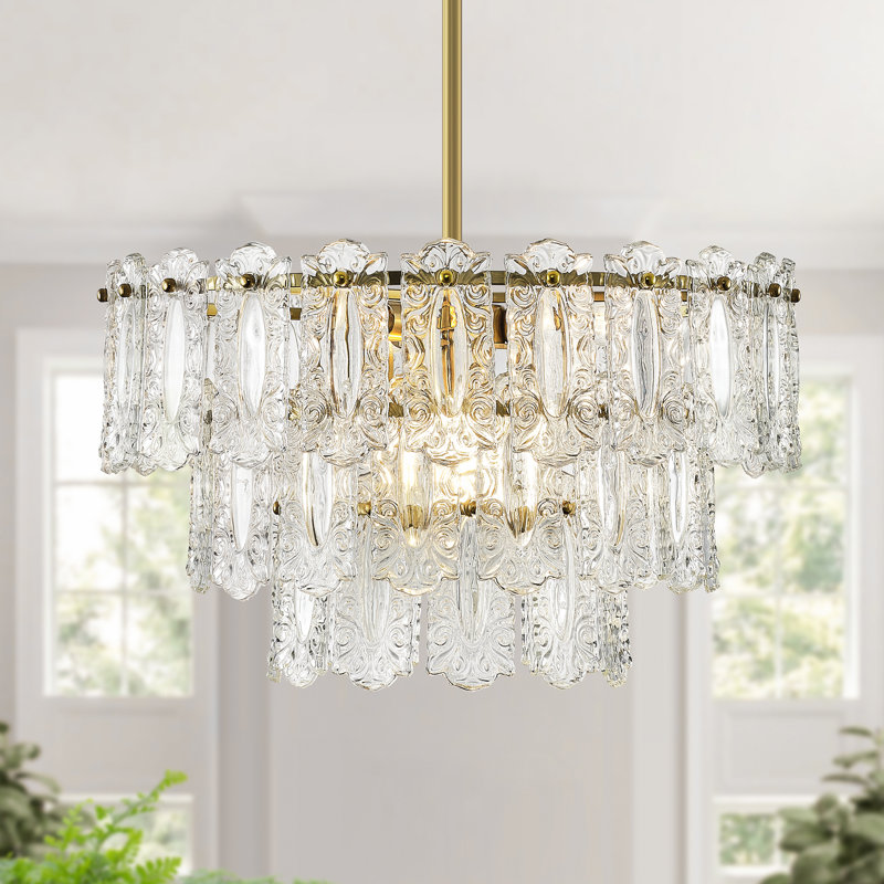 Lustre moderne à niveaux 6 lumières Aurthur