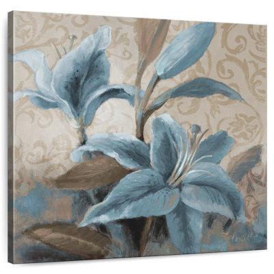 Harnek Soft Blue Blooms II