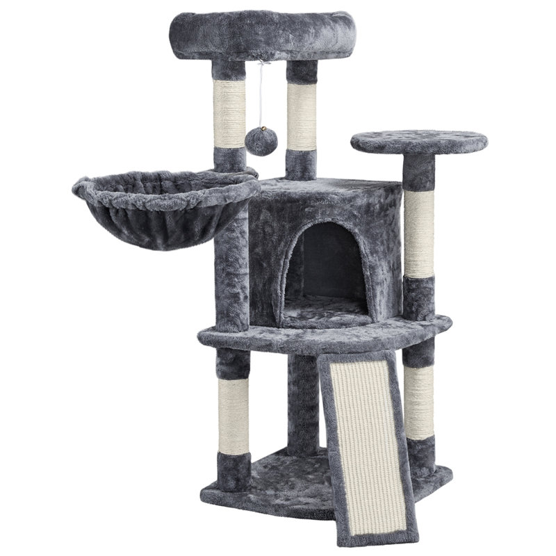 Zermatt 106cm H Cat Tree, Dark Grey