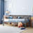 Elegant Twin Daybed Sofa - Gray, Multi-Functional With Storage, Solid Pine Frame, 400LBS Capacity, 79.5''L