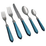 BIA Cordon Bleu Diana 5 Piece 18/10 Stainless Steel Flatware Set, Service for 1