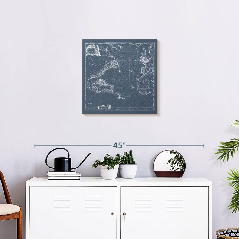 Aletra Mar Del Nort Blueprint, 20" H x 20" W