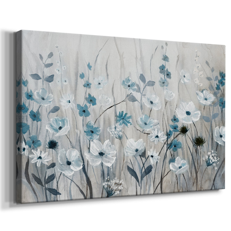 Champ bleu pré - Cavas enveloppés de galerie, 32 x 48