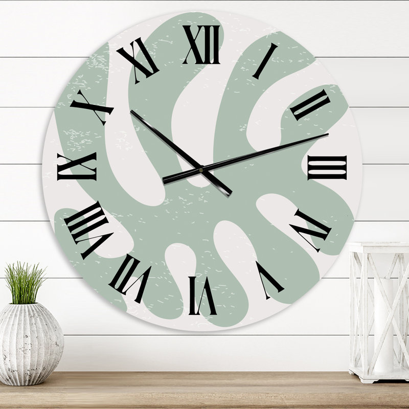Minimal Elementary Organic and Geometric Compostions XXX - horloge murale moderne, Petit
