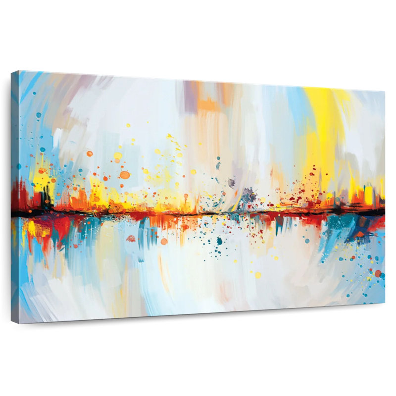 Avery, paysage urbain abstrait, H 8 po x l 12 po