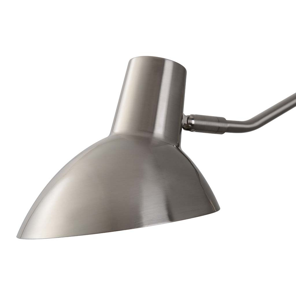 Single Light Swing Arm Sconce, Satin Nickel