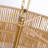12 - Light Dimmable Hand-Woven Rattan Tiered Chandelier