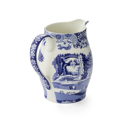 Spode Blue Italian Pitcher 3.5 Pt