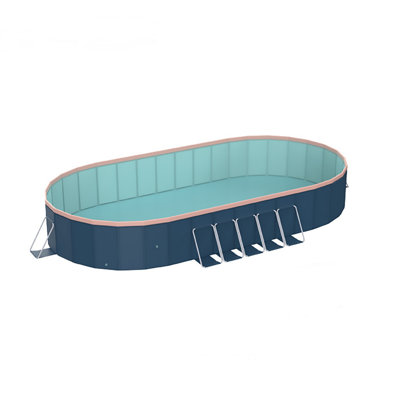 Piscine ovale en PVC