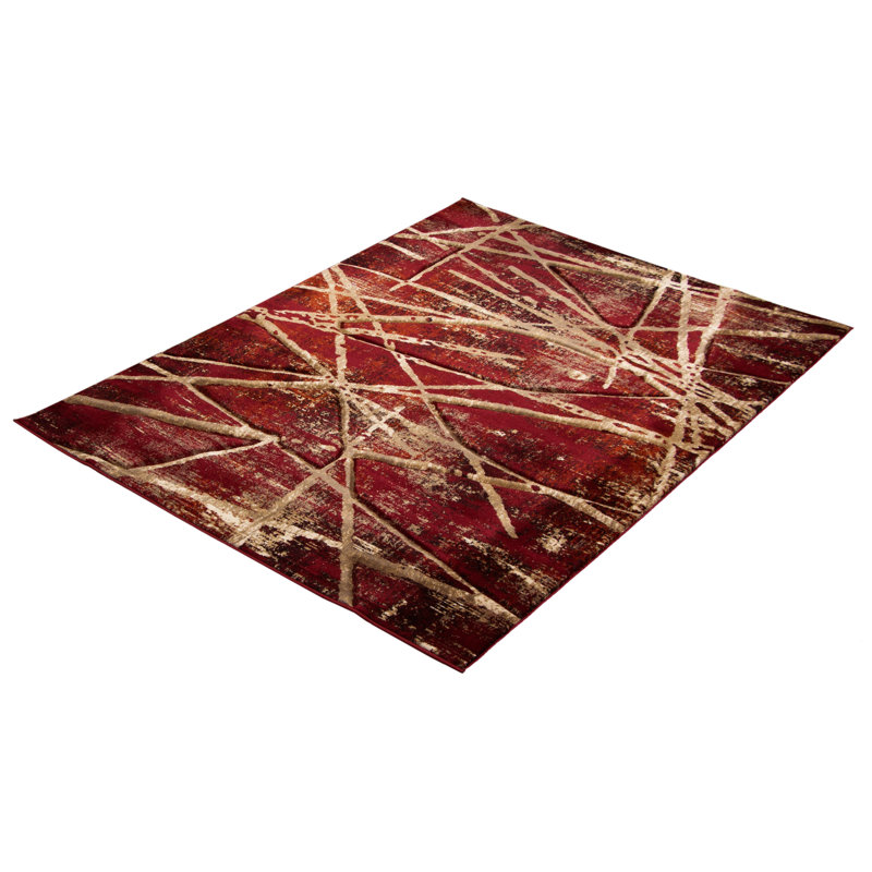 Artresha Abstract Indoor Rug, Rectange 5'3" x 7'3"