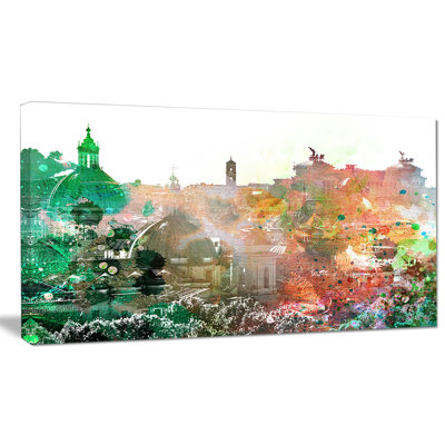 Colorful City - impression d'art graphique