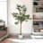 Artificial Eucalyptus Tree In Plastic Nursery Pot-1395723988