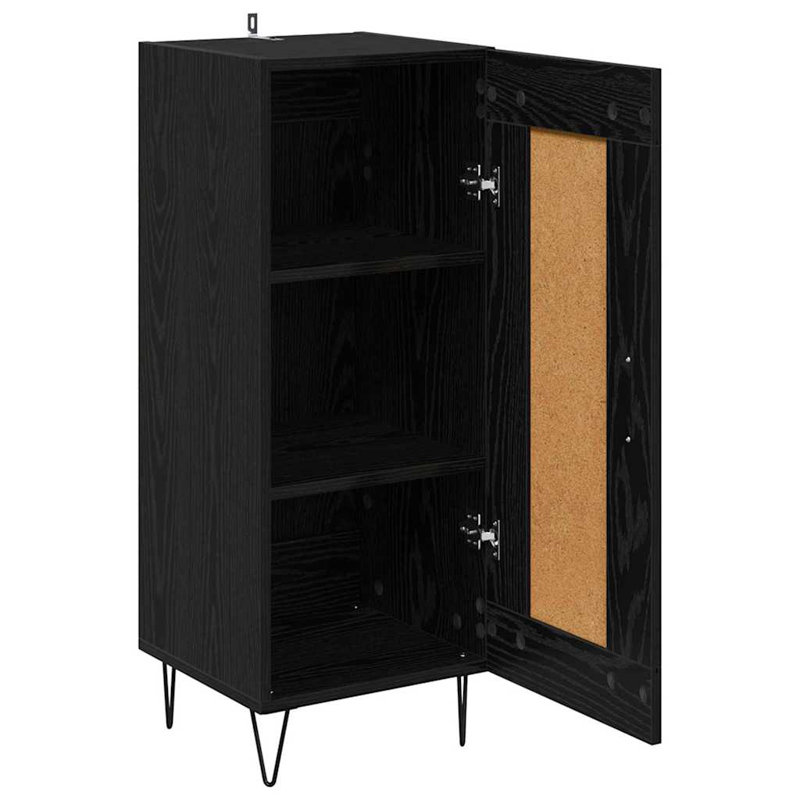 34.5cm Sideboard, Black Oak