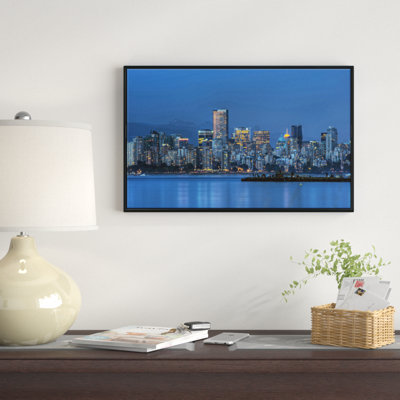 " Vancouver Downtown in Evening " Print