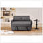 Canapé-lit convertible en velours, causeuse à dossier réglable à 5 positions avec lit escamotable, poche latérale, canapé multifonctionnel à 2 places pour le salon, un appartement et un petit espace-667496474-667496469