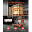 Hydraulic Lift Table Cart, 1100 lbs Capacity 35.4 in Lifting Height, for Material Handling, Moving, Transportation, Manual Single Scissor Lift Table, 4 Wheels and Foldable Handle, Premium Steel