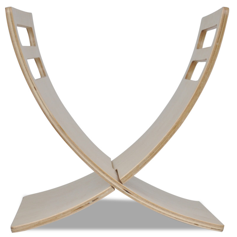 Wood Free Standing Magazine Rack, Natural