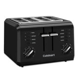 PLASTIC 4-SL TOASTER BLACK