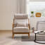 Fauteuils rembourrés en lin l 26 po-103554474