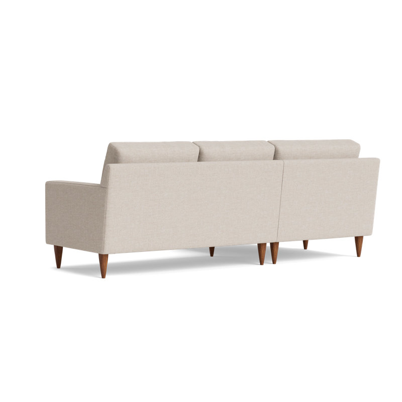 MCM Chaise Sectional, Left Hand Facing, Performance Weave - Natural