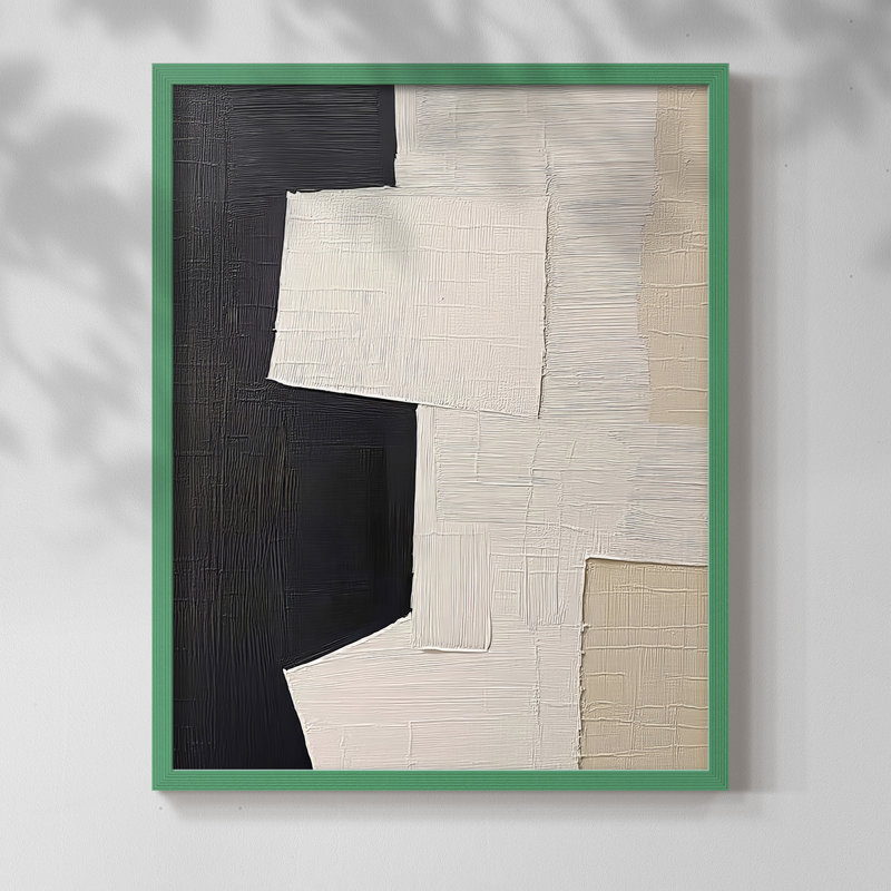 "ABSTRACT Series DCLXV III" par J Paul, H 11 po x l 9 po, Vert