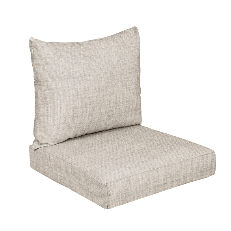 Coussin de siège / dossier d'extérieur Sunbrella, L 25 po x P 25 po, Sunbrella® gris