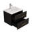 Wall-mounted Vanity Mdf Modern Bathroom Small Spaces