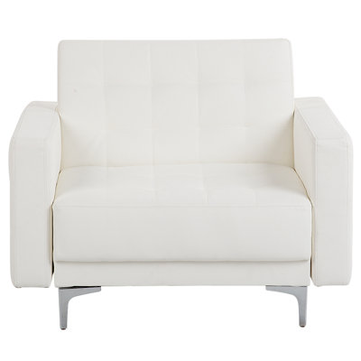 Leung Faux Leather Club Chair