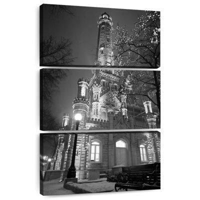 Château d'eau illuminé Sirci, Chicago