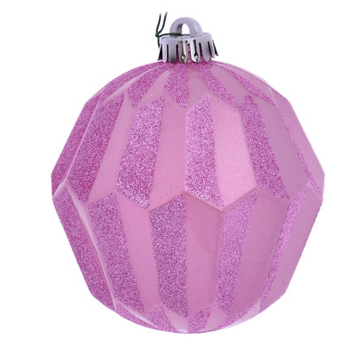 Ornement boule facettée scintillante