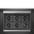 36" Gas - Smeg Portofino Rangetop