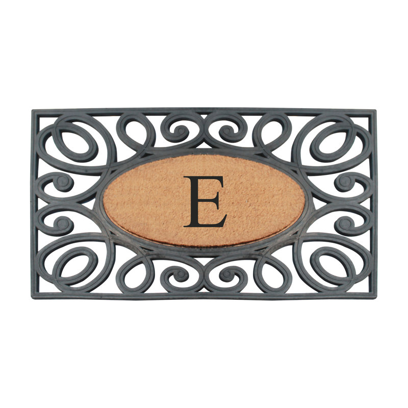 Paillasson antidérapant pour porte d'entrée 38 "x 23", E
