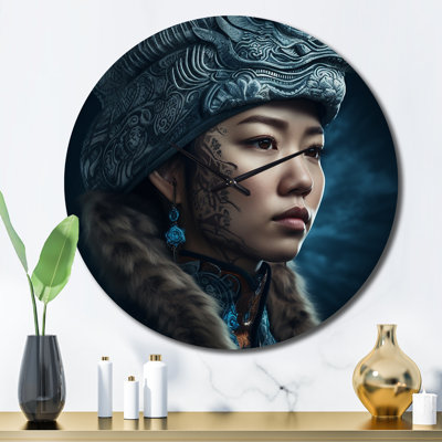 Horloge murale asiatique asiatique